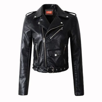 Women's Motorcycle Genuine Leather Jacket