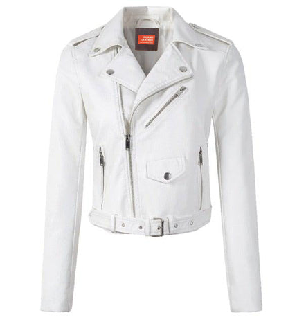 Women's Motorcycle Genuine Leather Jacket